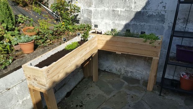 How to make a diy wood pallet planter