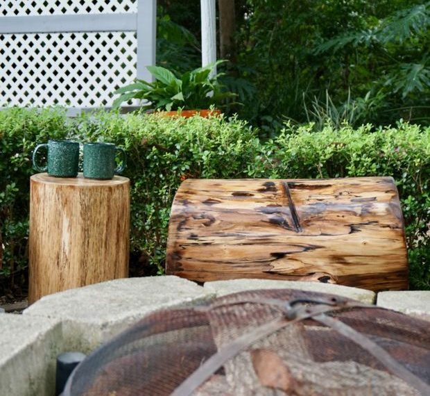How to create log benches & furniture for almost every occasion!