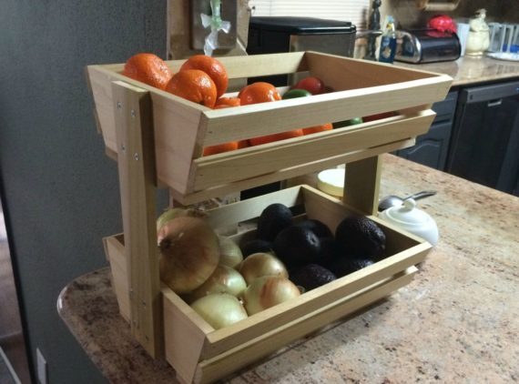How to make a diy fruit and vegetable storage rack