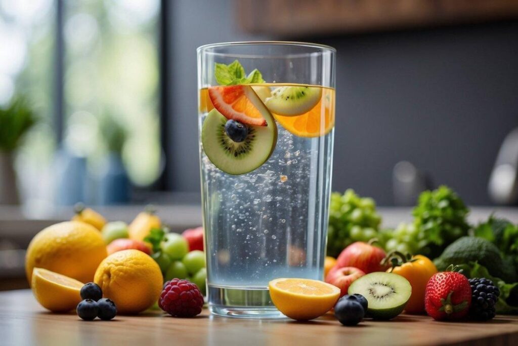 water-with-fruits