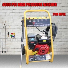 4800 PSI High Pressure Water Cleaner Washer Gerni 8 HP Petrol 20m Hose