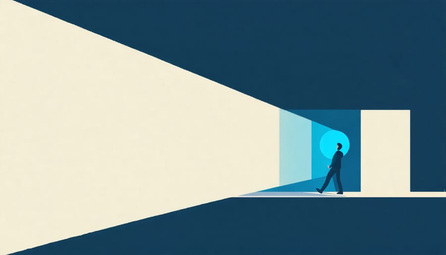 Child's hands making gestures in front of motion-sensing museum exhibit