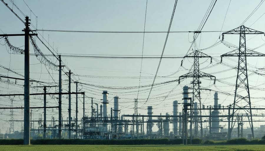 Electrical meter box showing multiple meters for standard and controlled load tariffs