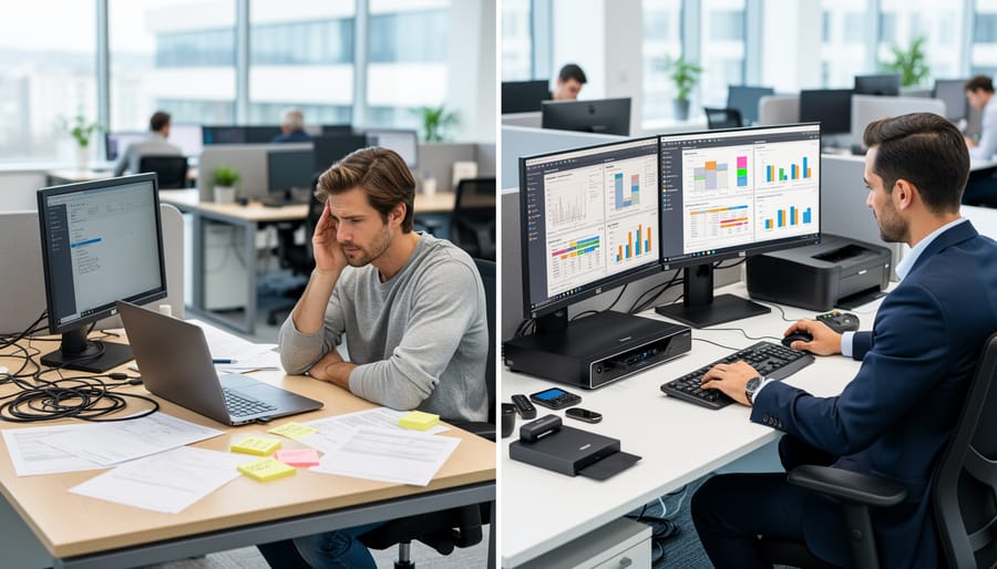 Professional painting equipment displayed showing quality tool differences