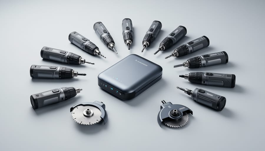 Modular power tool system with multiple smart attachments and connection interfaces